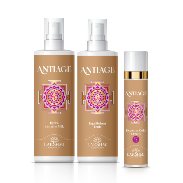 LakShmi antiage Startpakke m. Extreme gold creme