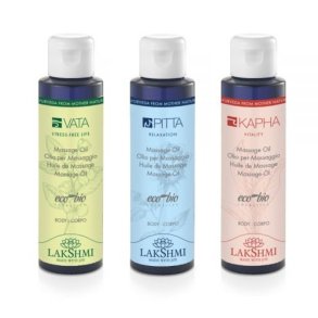 Alle 3 massage olier, Pitta, Kapha, Vata 100 ml